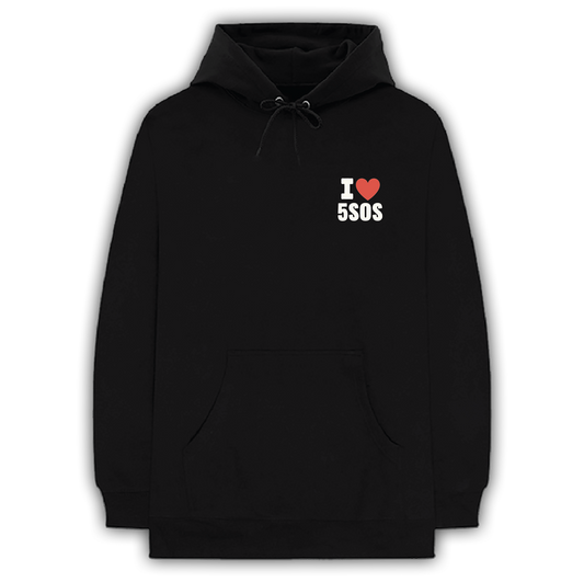 I <3 5SOS EMBROIDERED HOODIE