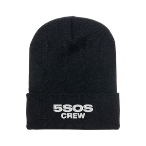 WE NEED CREW BEANIE BLACK 5SOS Store EU